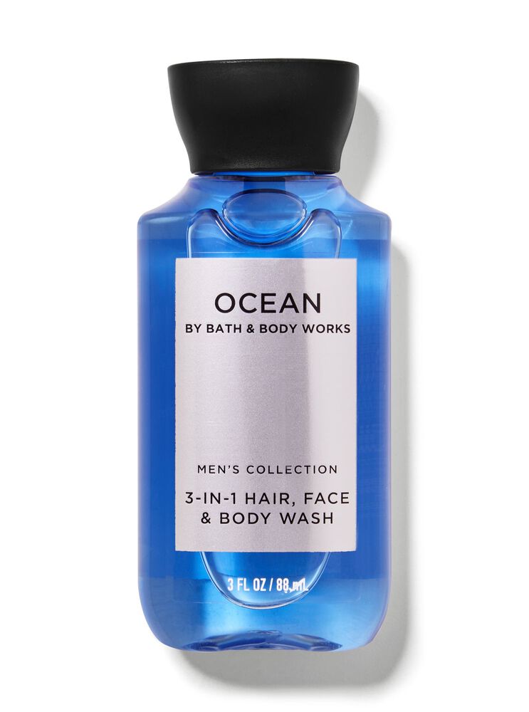 Ocean Travel Size 3-in-1 Hair, Face & Body Wash 旅行裝三合一沐浴液