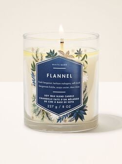Flannel Single Wick Candle