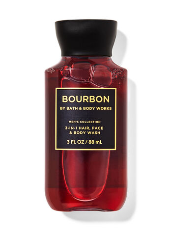 Bourbon Travel Size 3-in-1 Hair, Face & Body Wash 旅行裝三合一洗髮洗面沐浴露
