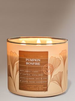 Pumpkin Bonfire 3-Wick Candle image number null