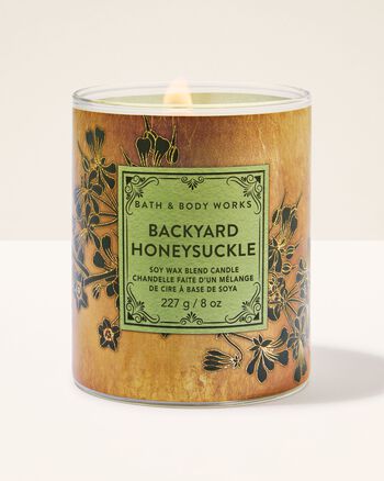 Backyard Honeysuckle Single Wick Candle 單芯蠟燭