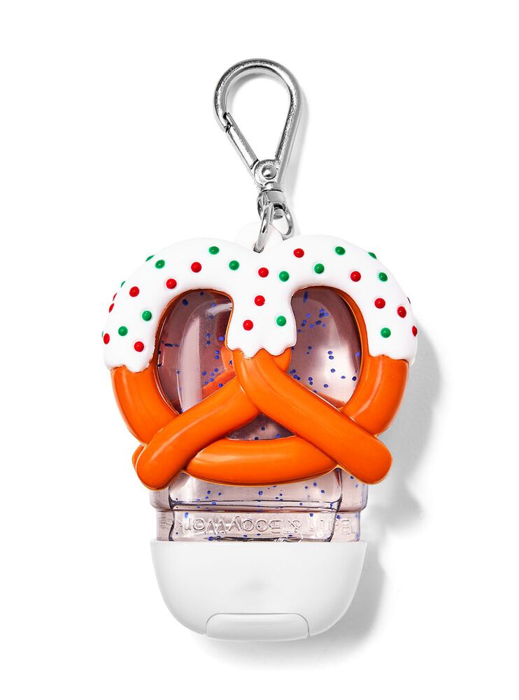 White-dipped Pretzel PocketBac Holder PocketBac掛套