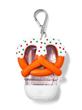 White-dipped Pretzel PocketBac Holder PocketBac掛套