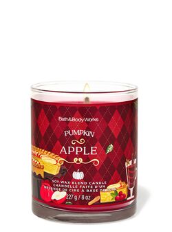Pumpkin Apple Signature Single Wick Candle