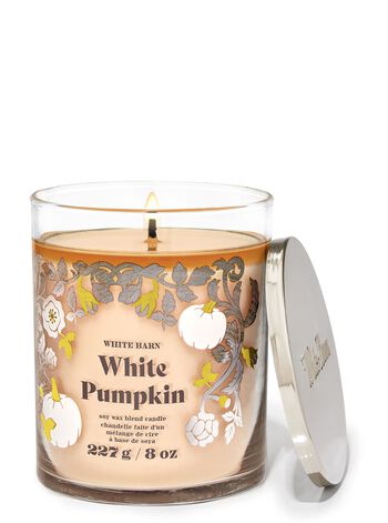 White Pumpkin Single Wick Candle 單芯蠟燭