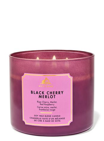 Black Cherry Merlot 3-Wick Candle 3-Wick Candle