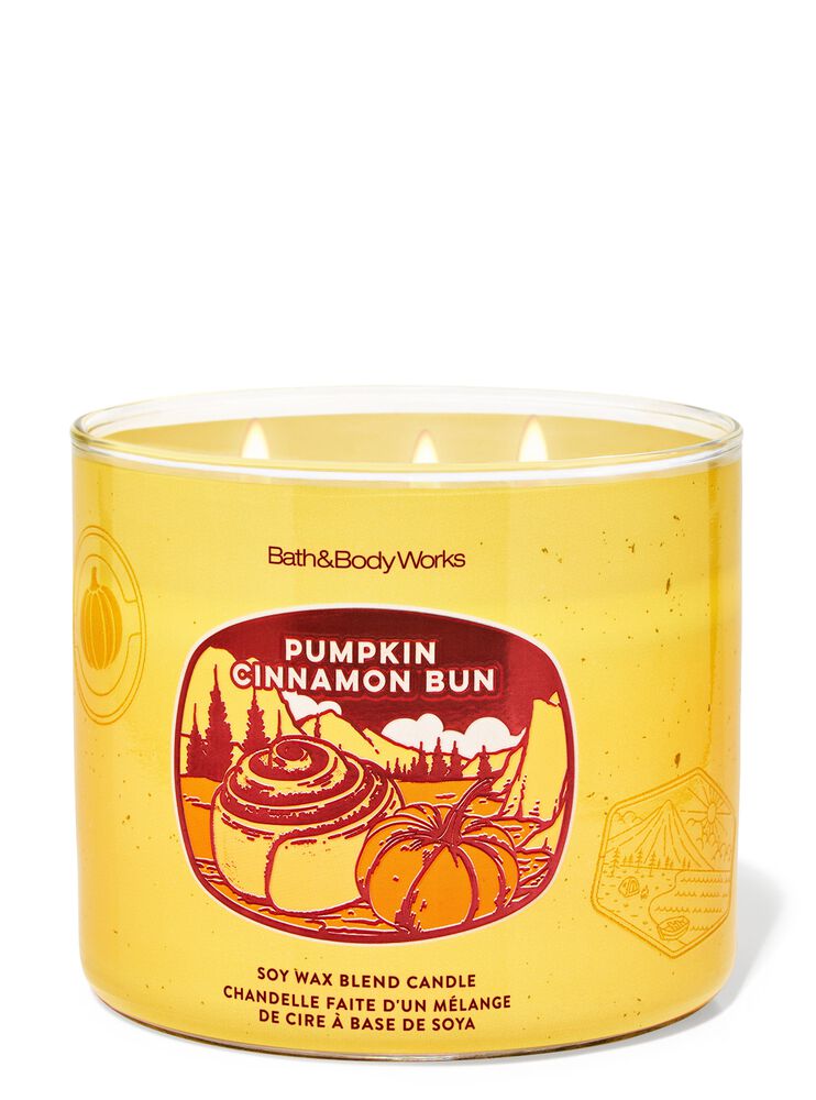 Pumpkin Cinnamon Bun 3-Wick Candle 三芯蠟燭