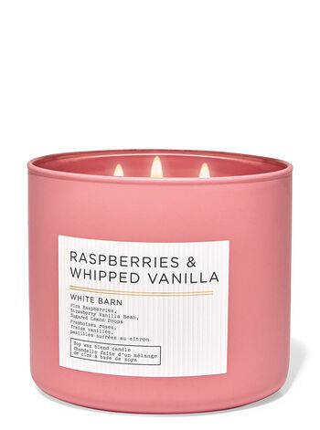 Raspberries & Whipped Vanilla 3-Wick Candle 三芯蠟燭