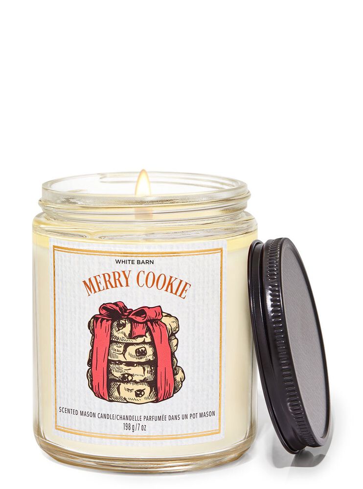 Merry Cookie Mason Single Wick Candle 梅森罐裝單芯蠟燭