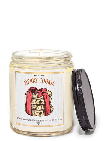 Merry Cookie Mason Single Wick Candle 梅森罐裝單芯蠟燭