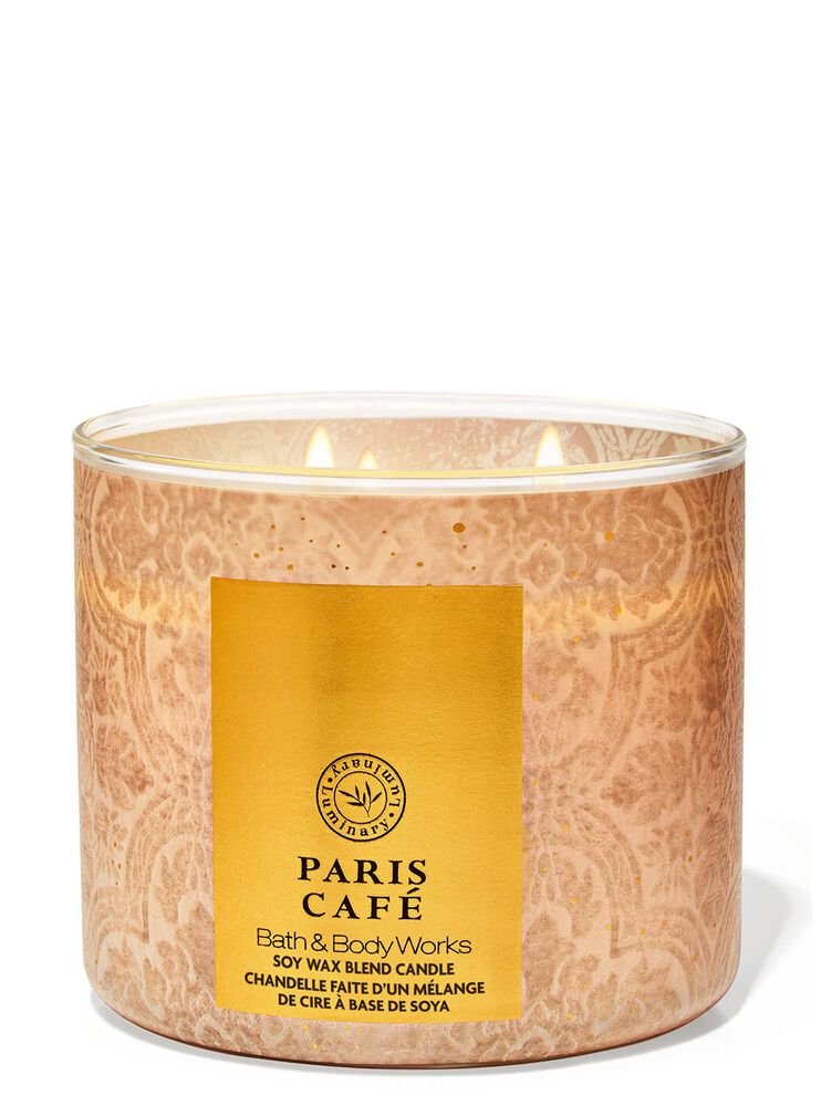 Paris Caf&eacute; 3-Wick Candle 三芯蠟燭
