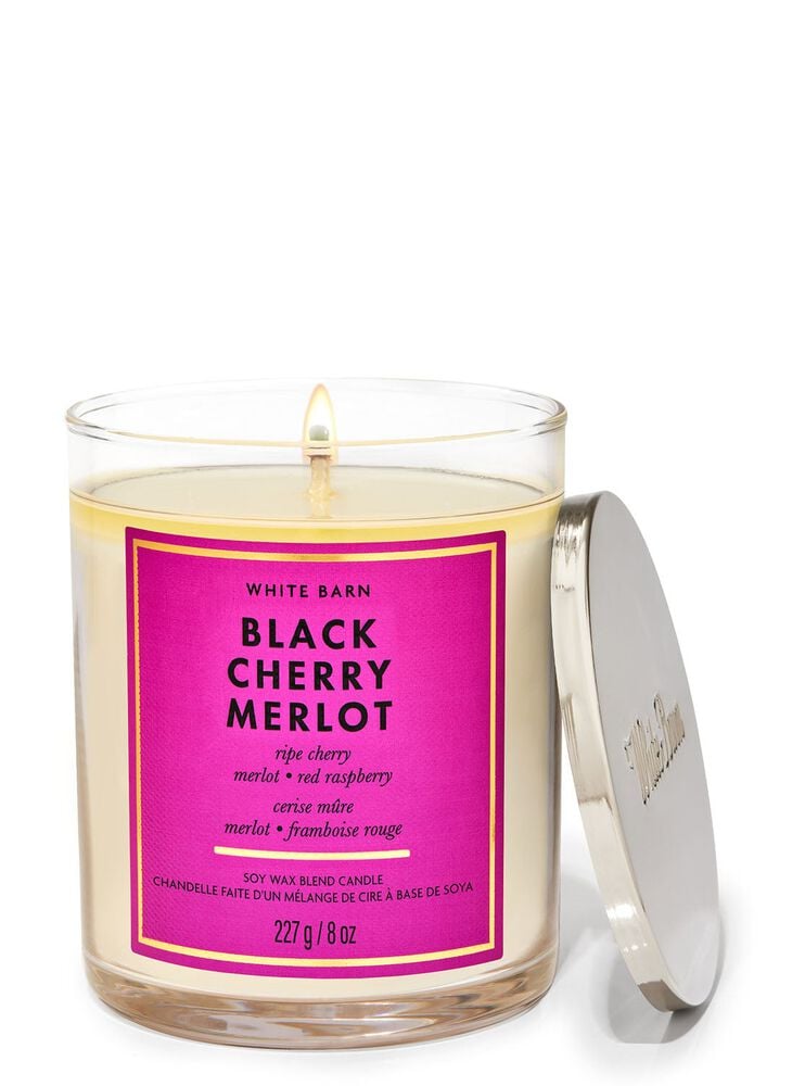 Black Cherry Merlot Single Wick Candle 單芯蠟燭