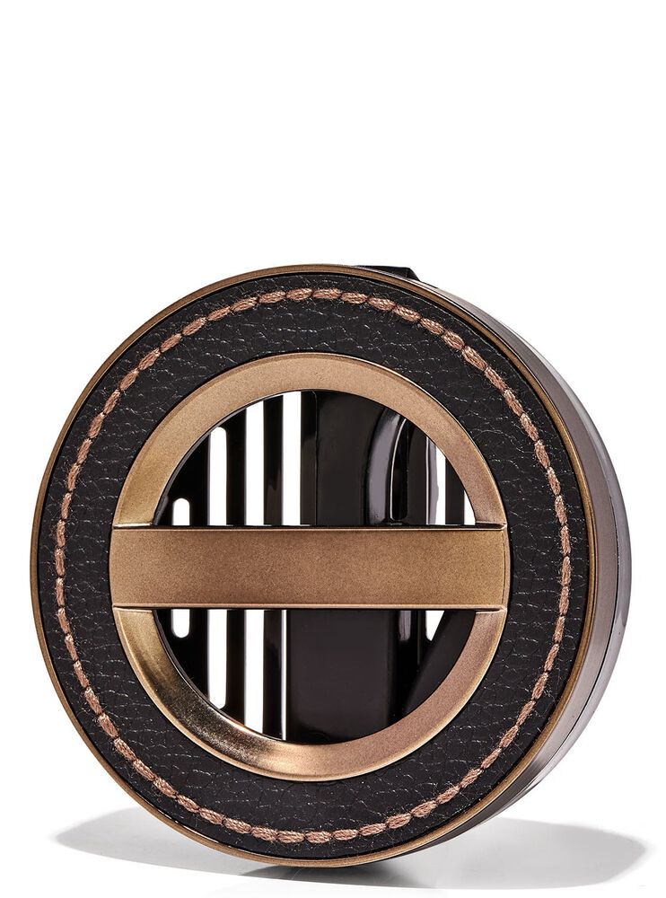 Leather Stitched Car Fragrance Holder 汽車香氛架