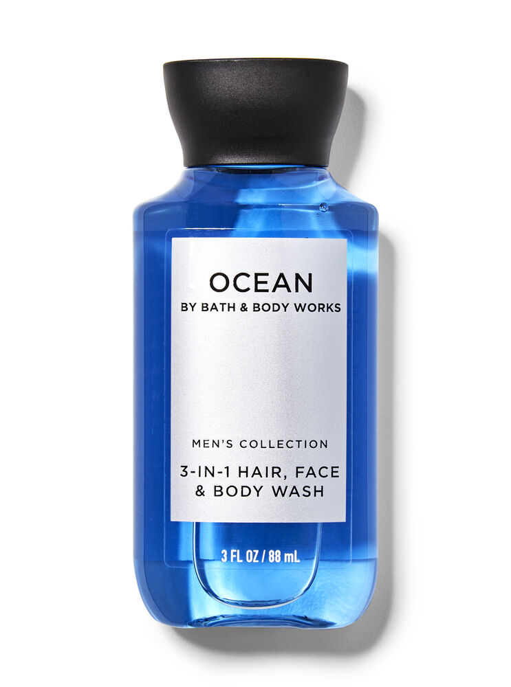 Ocean Travel Size 3-in-1 Hair, Face & Body Wash 旅行裝三合一沐浴液