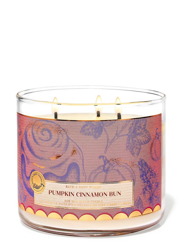Pumpkin Cinnamon Bun 3-Wick Candle 三芯蠟燭