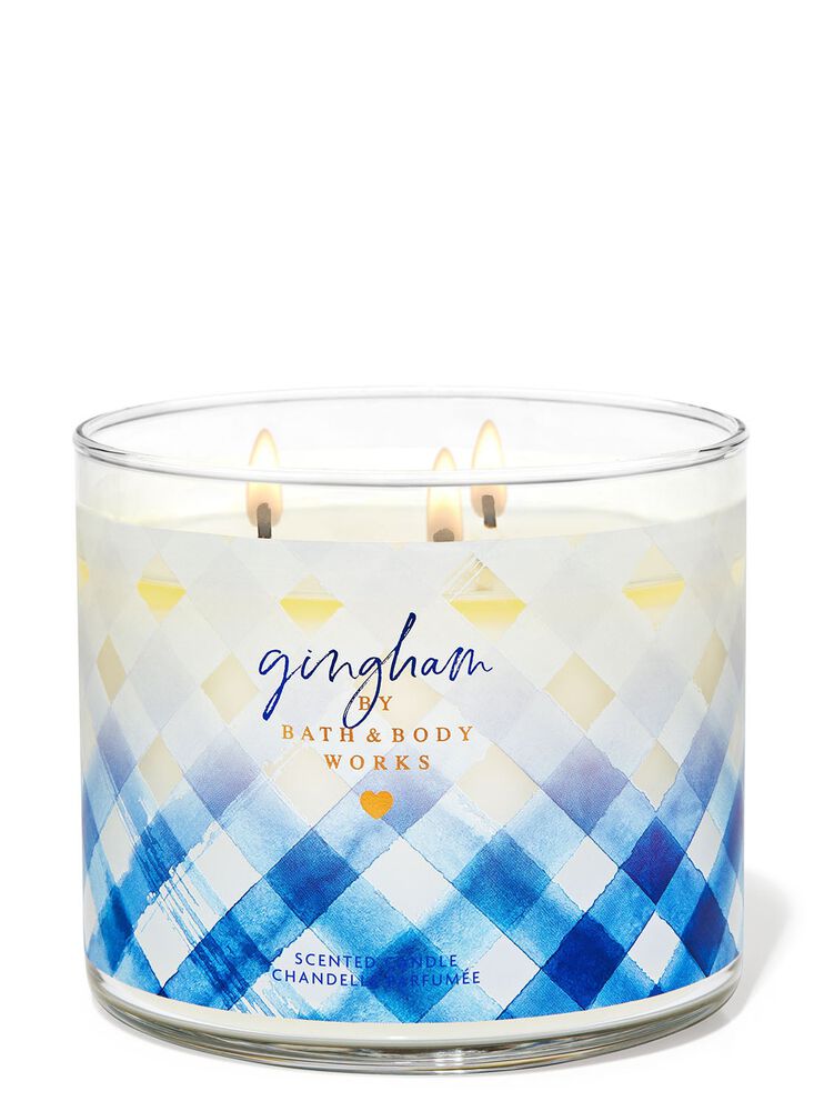 Gingham 3-Wick Candle 三芯蠟燭