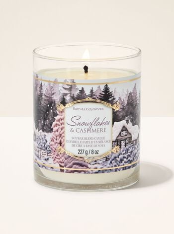 Snowflakes & Cashmere Single Wick Candle 單芯蠟燭