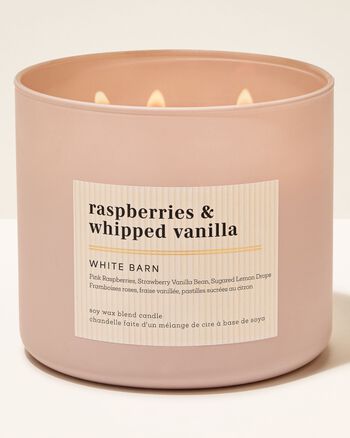 Raspberries & Whipped Vanilla 3-Wick Candle 三芯蠟燭