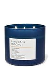 Mahogany Coconut 3-Wick Candle image number null