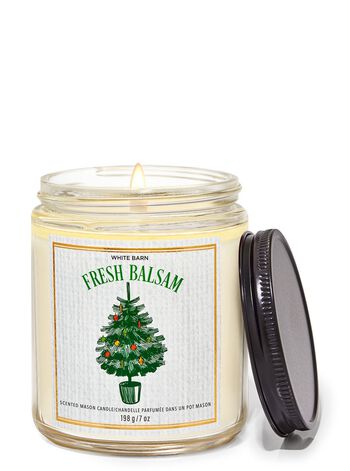 Fresh Balsam Mason Single Wick Candle 梅森罐裝單芯蠟燭