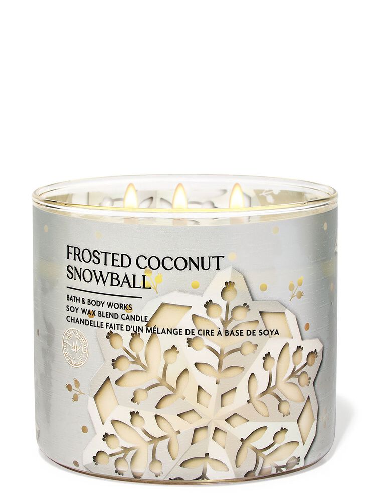 Frosted Coconut Snowball 3-Wick Candle 三芯蠟燭