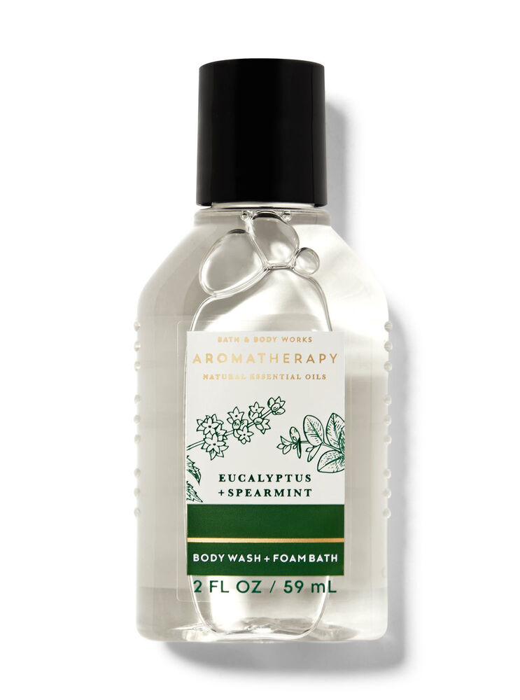 Eucalyptus Spearmint Travel Size Body Wash and Foam Bath 旅行装泡沫沐浴露