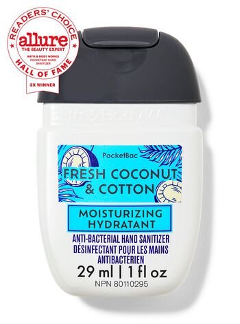Fresh Coconut & Cotton PocketBac Hand Sanitizer PocketBac搓手液