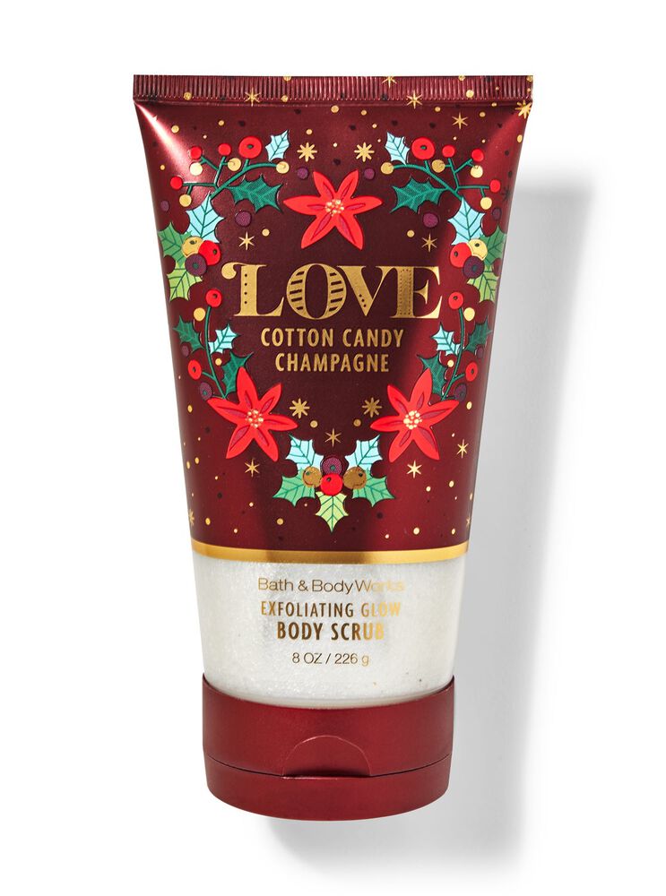 Cotton Candy Champagne Exfoliating Glow Body Scrub 去角質閃亮身體磨砂