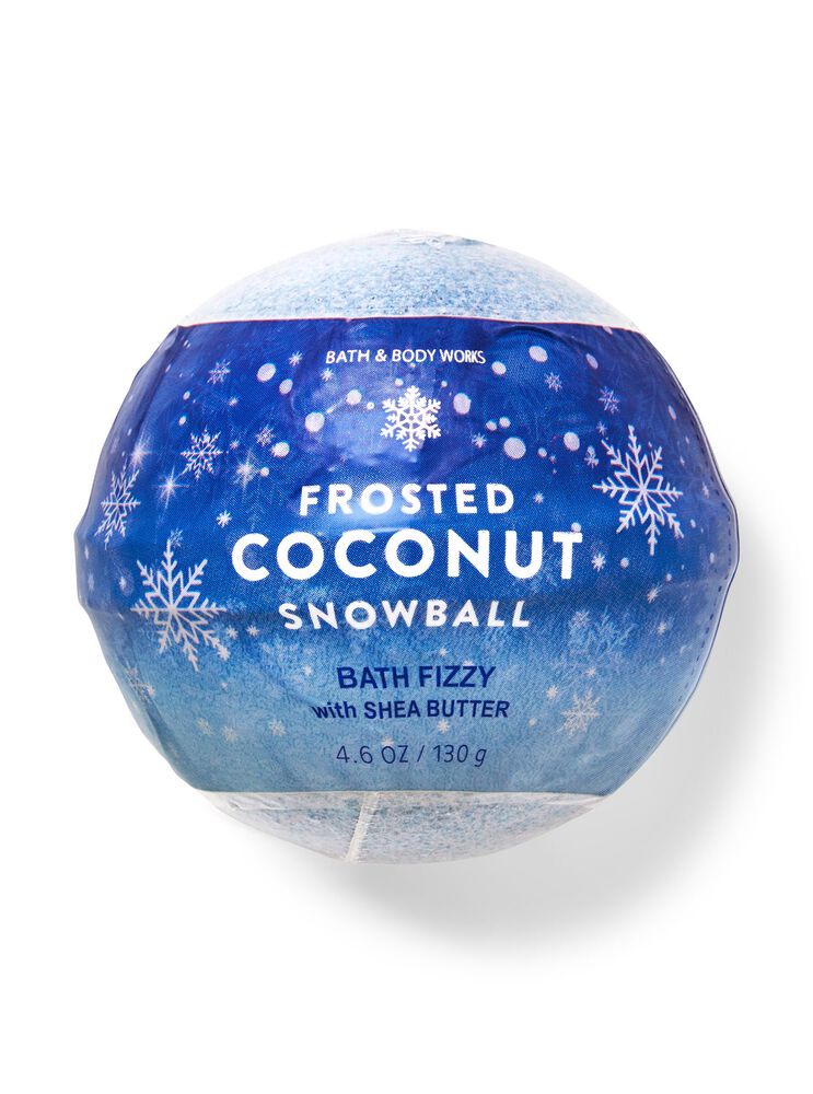 Frosted Coconut Snowball Bath Fizzy 泡泡浴球