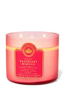 Raspberry Mimosa 3-Wick Candle