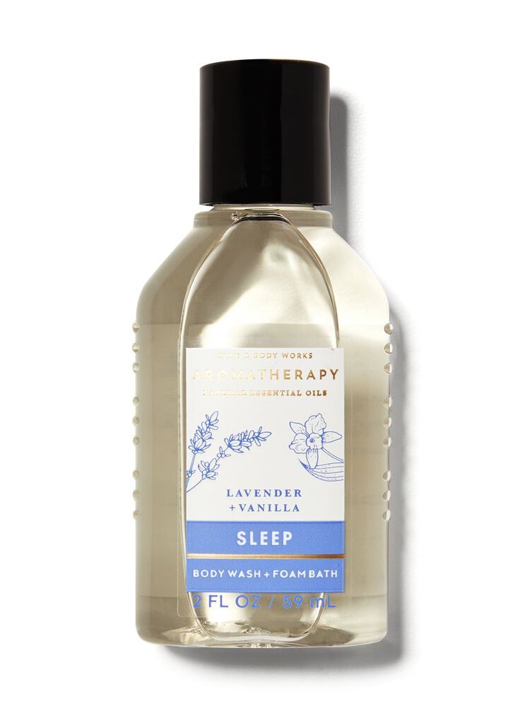Lavender Vanilla Travel Size Body Wash and Foam Bath 旅行裝沐浴液和泡泡浴