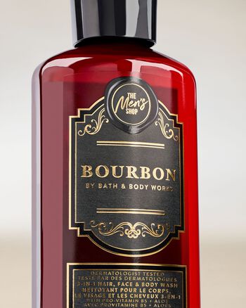 Bourbon 3-in-1 Hair, Face & Body Wash 三合一洗頭水、洗面奶和沐浴露