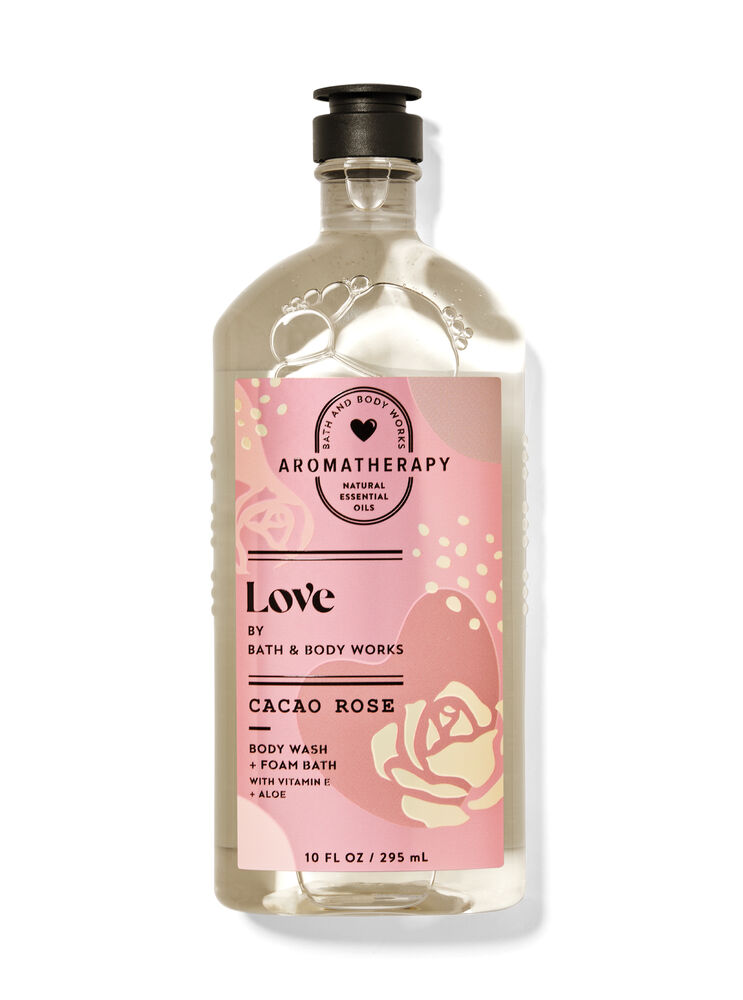 Cacao Rose Body Wash and Foam Bath 沐浴液和泡泡浴