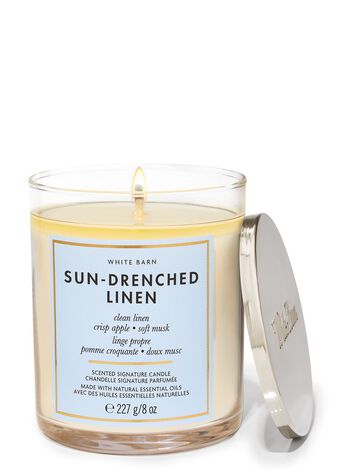 Sun-Drenched Linen Single Wick Candle 單芯蠟燭