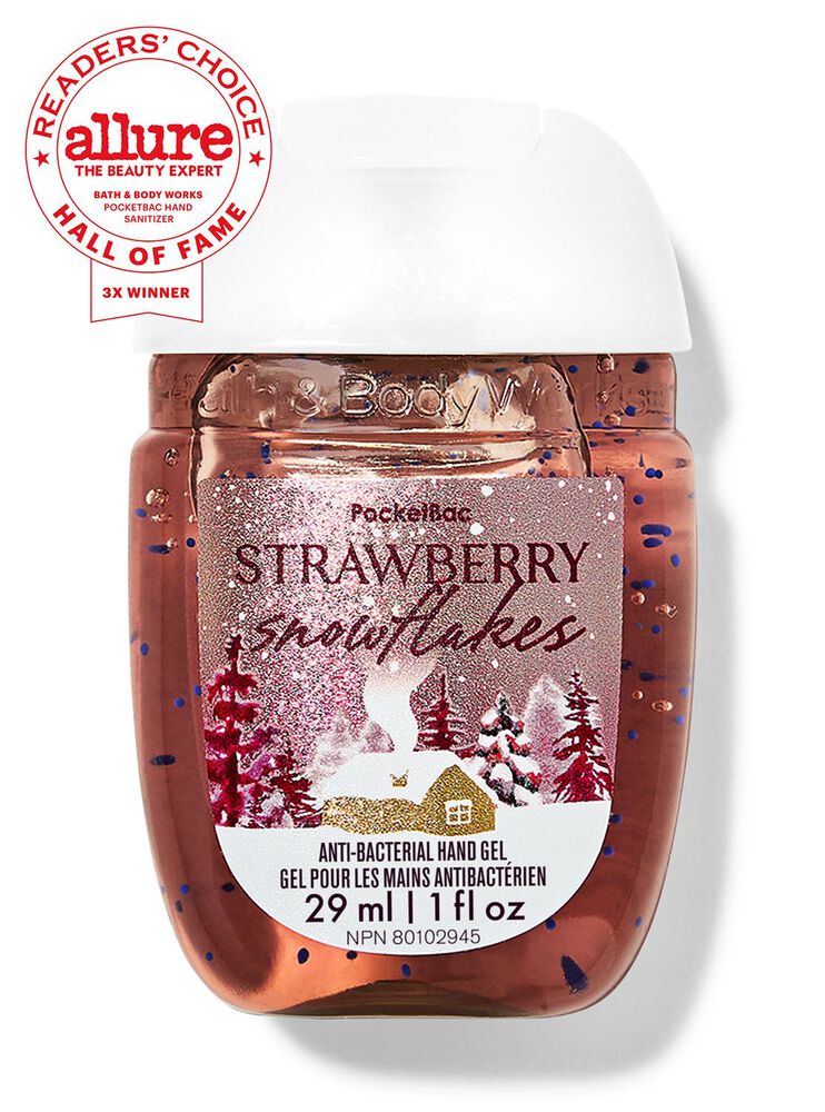 Strawberry Snowflakes PocketBac Hand Sanitizer PocketBac搓手液