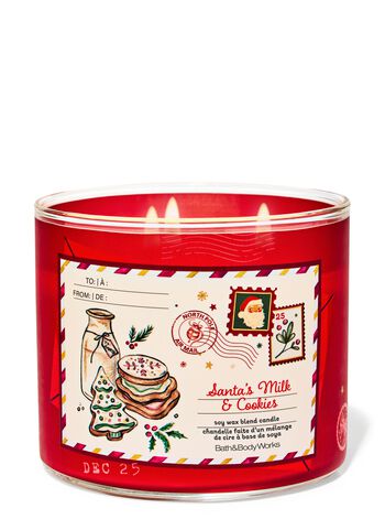 Santa's Milk & Cookies 3-Wick Candle 三芯蠟燭