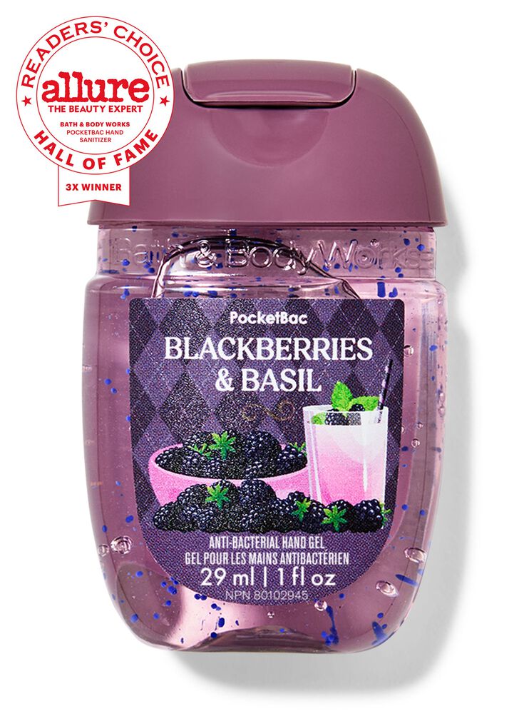 Blackberries & Basil PocketBac Hand Sanitizer PocketBac搓手液