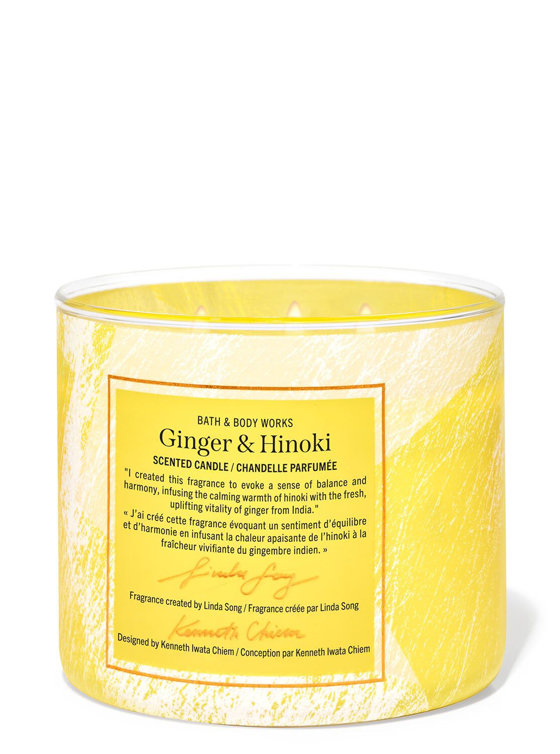 Shop Ginger & Hinoki 3-Wick Candle | HK Bath & Body Works