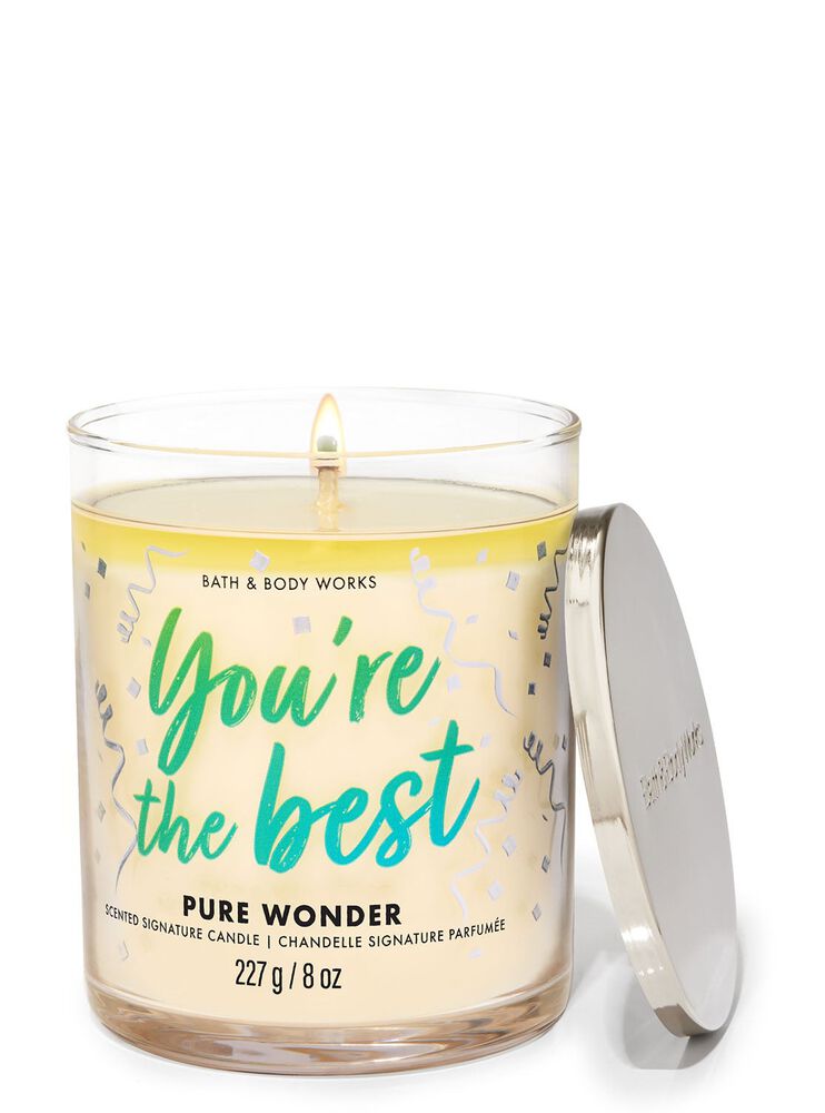 Shop Pure Wonder Single Wick Candle HK Bath Body Works