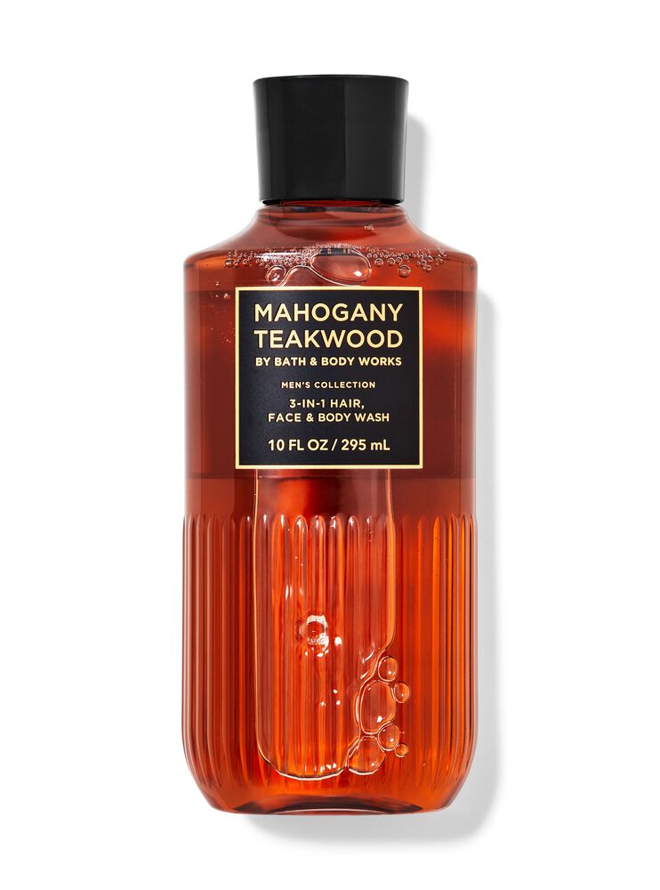 Mahogany Teakwood 3-in-1 Hair, Face & Body Wash 三合一洗頭水、洗面奶和沐浴露