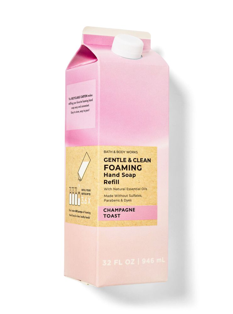 Champagne Toast Gentle & Clean Foaming Refill 溫和泡泡潔手補充液