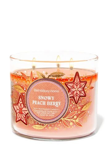 Snowy Peach Berry 3-Wick Candle 三芯蠟燭