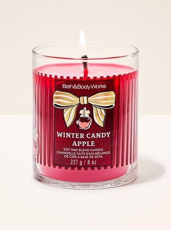 Winter Candy Apple Single Wick Candle Signature Single Wick Candle