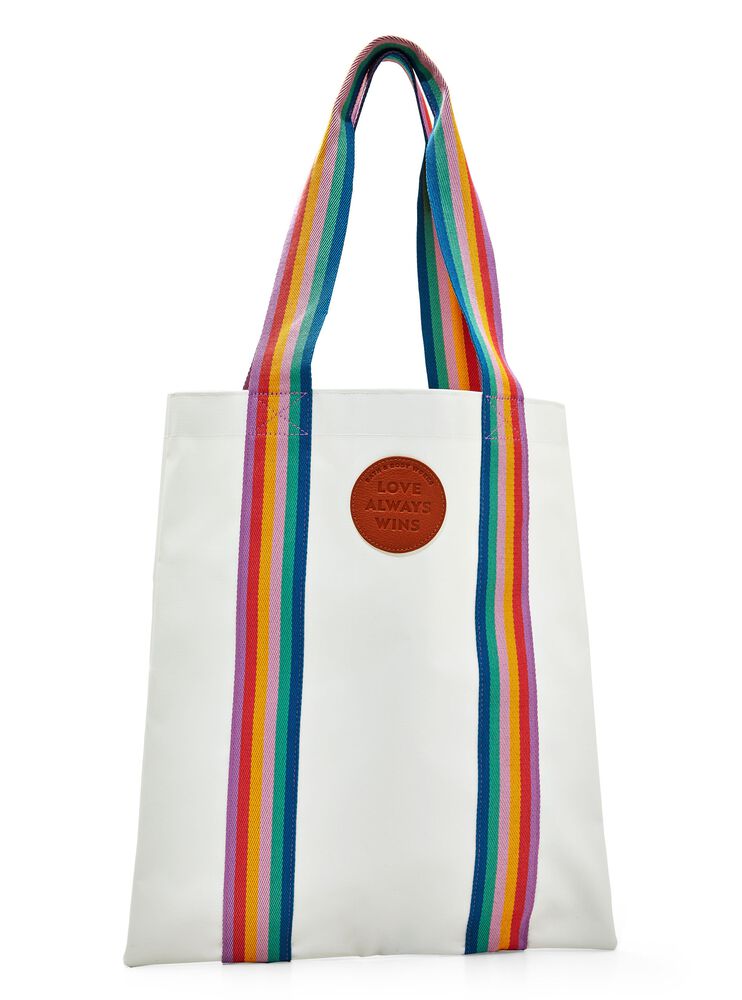 Rainbow Canvas Tote Bag Tote Bag