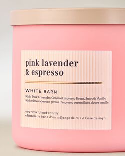 Pink Lavender & Espresso 3-Wick Candle image number null