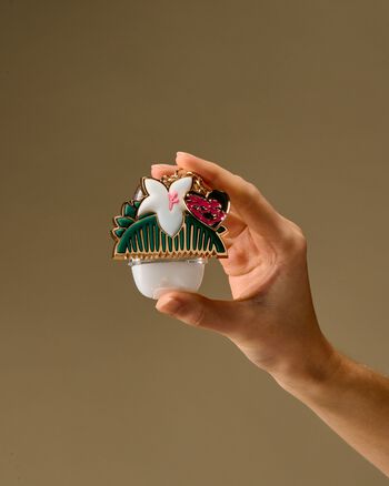 Mulan Flower Comb PocketBac Holder PocketBac掛套