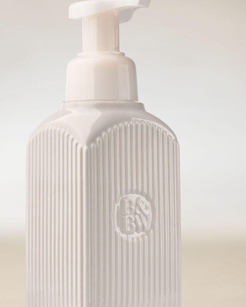 Cream Ceramic Gentle & Clean Foaming Hand Soap Dispenser 溫和泡泡潔手液座