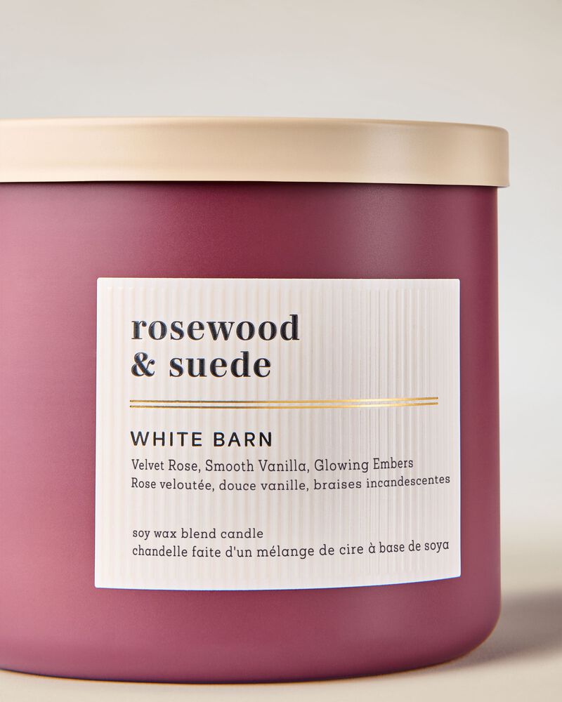 Rosewood & Suede 3-Wick Candle 三芯蠟燭