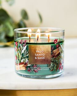 Palo Santo & Sage 3-Wick Candle image number null