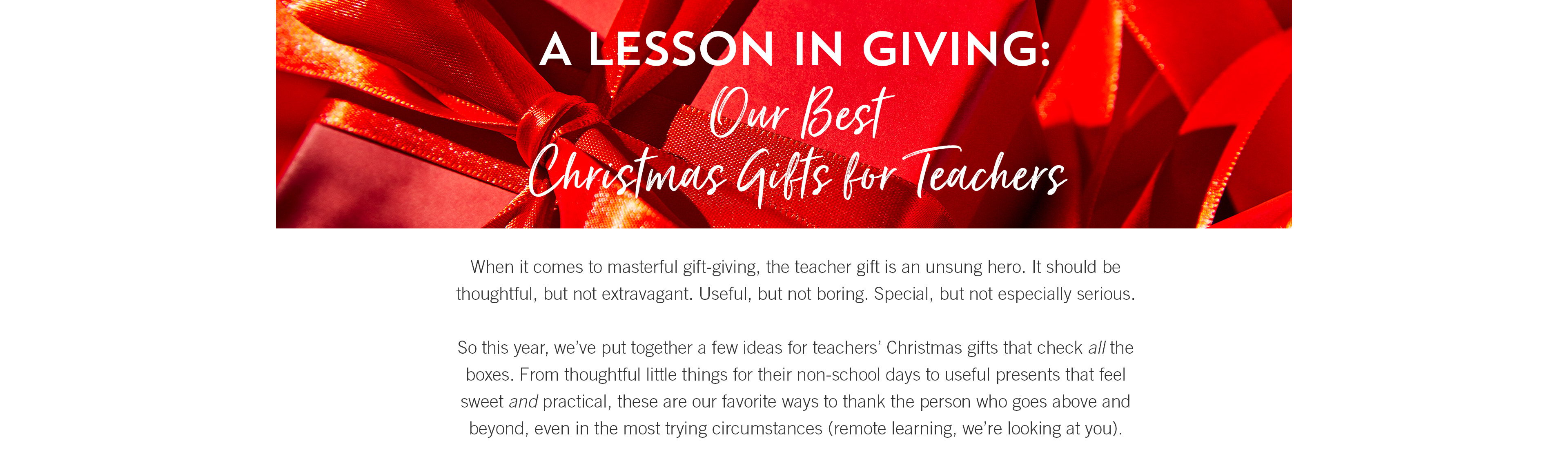 gift for teacher